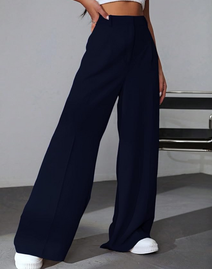 Women’s High-Waist Wide Leg Korean Style Trousers