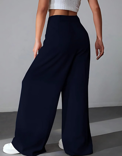 Women’s High-Waist Wide Leg Korean Style Trousers