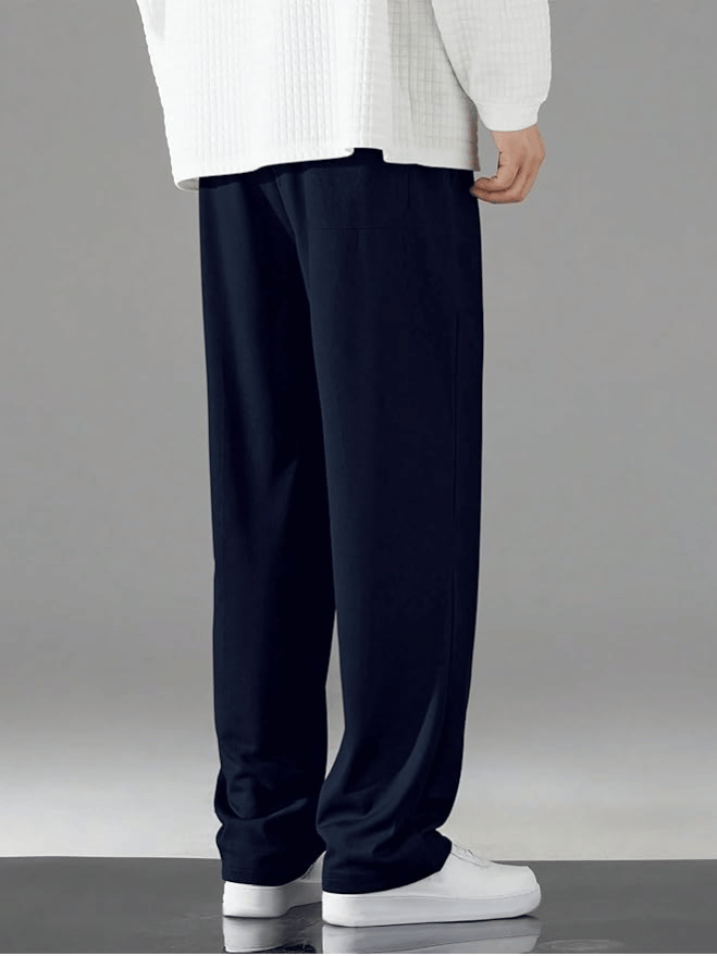 Relaxed Fit Track Pants – Korean Street Style