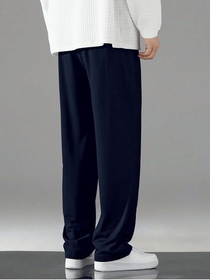 Relaxed Fit Track Pants – Korean Street Style