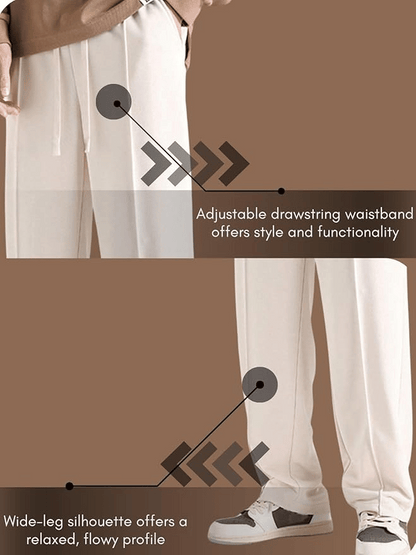 Relaxed Fit Track Pants – Korean Street Style