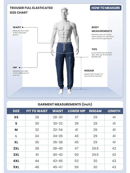 Relaxed Fit Black Cargo Pants